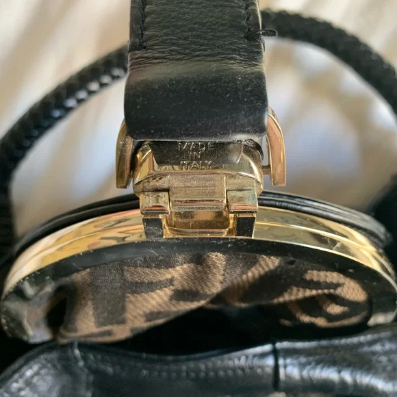 Fendi Black Leather Satchel - Picture 5 of 12